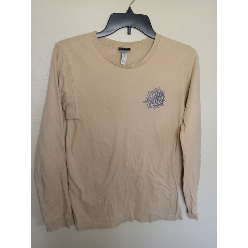 Santa Cruz Skateboards Long Sleeve Tee Size Small Venice Beach